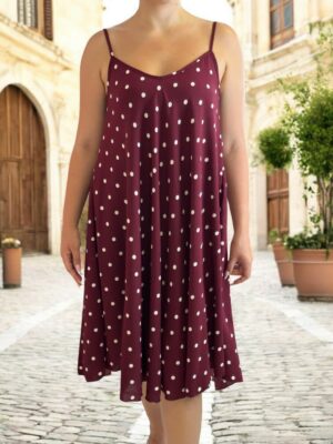Polka Dot Strap Dress