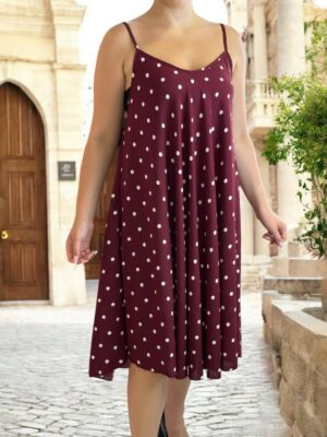 Polka Dot Strap Dress