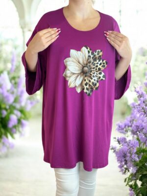 Μπλουζοφόρεμα με wild floral vibe
