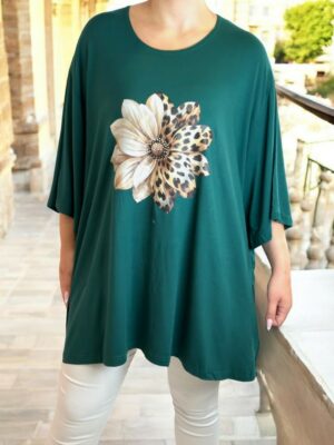 Μπλουζοφόρεμα με wild floral vibe