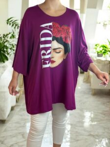 Μπλουζοφόρεμα με εντυπωσιακό σχέδιο Frida