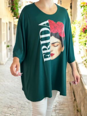 Μπλουζοφόρεμα με εντυπωσιακό σχέδιο Frida