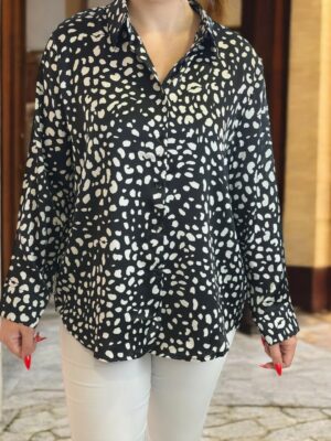 Κομψό Πουκάμισο με Εντυπωσιακό Animal Print