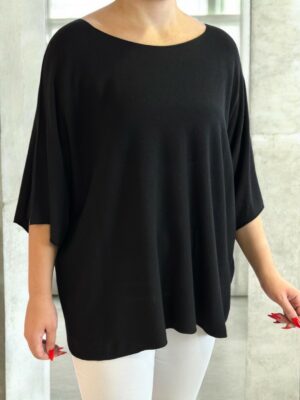 Λεπτό Πουλόβερ σε Άνετη Oversize Γραμμή