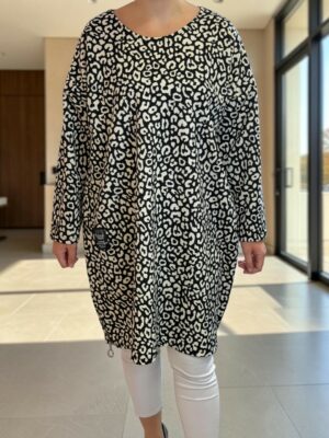 Fashion Μπλουζοφόρεμα Animal Print