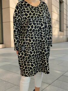 Fashion Μπλουζοφόρεμα Animal Print