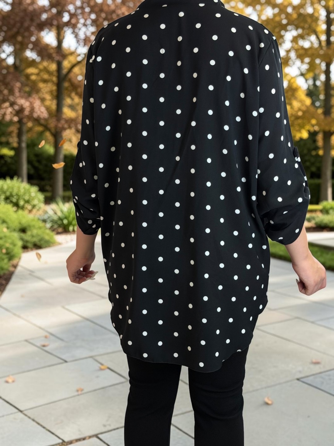 Black Polka Dot Shirt