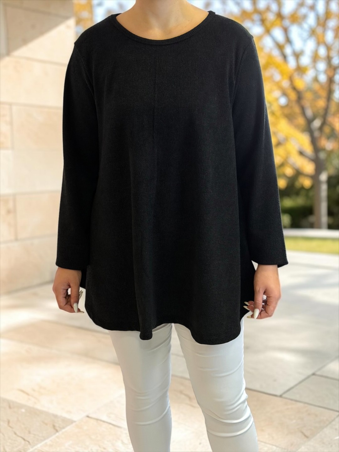 Μαλακή Μπλούζα σε Oversized Γραμμή