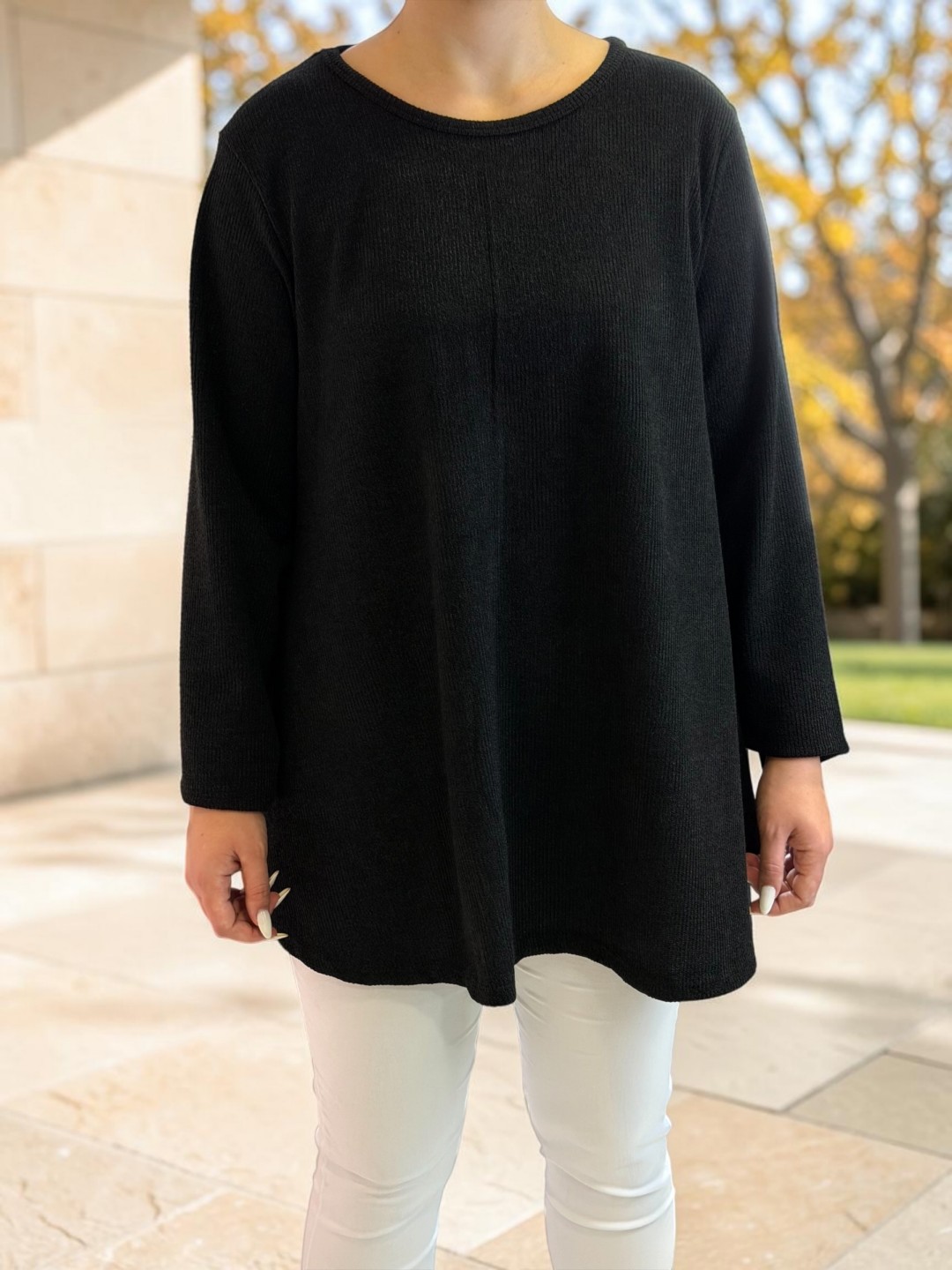 Μαλακή Μπλούζα σε Oversized Γραμμή