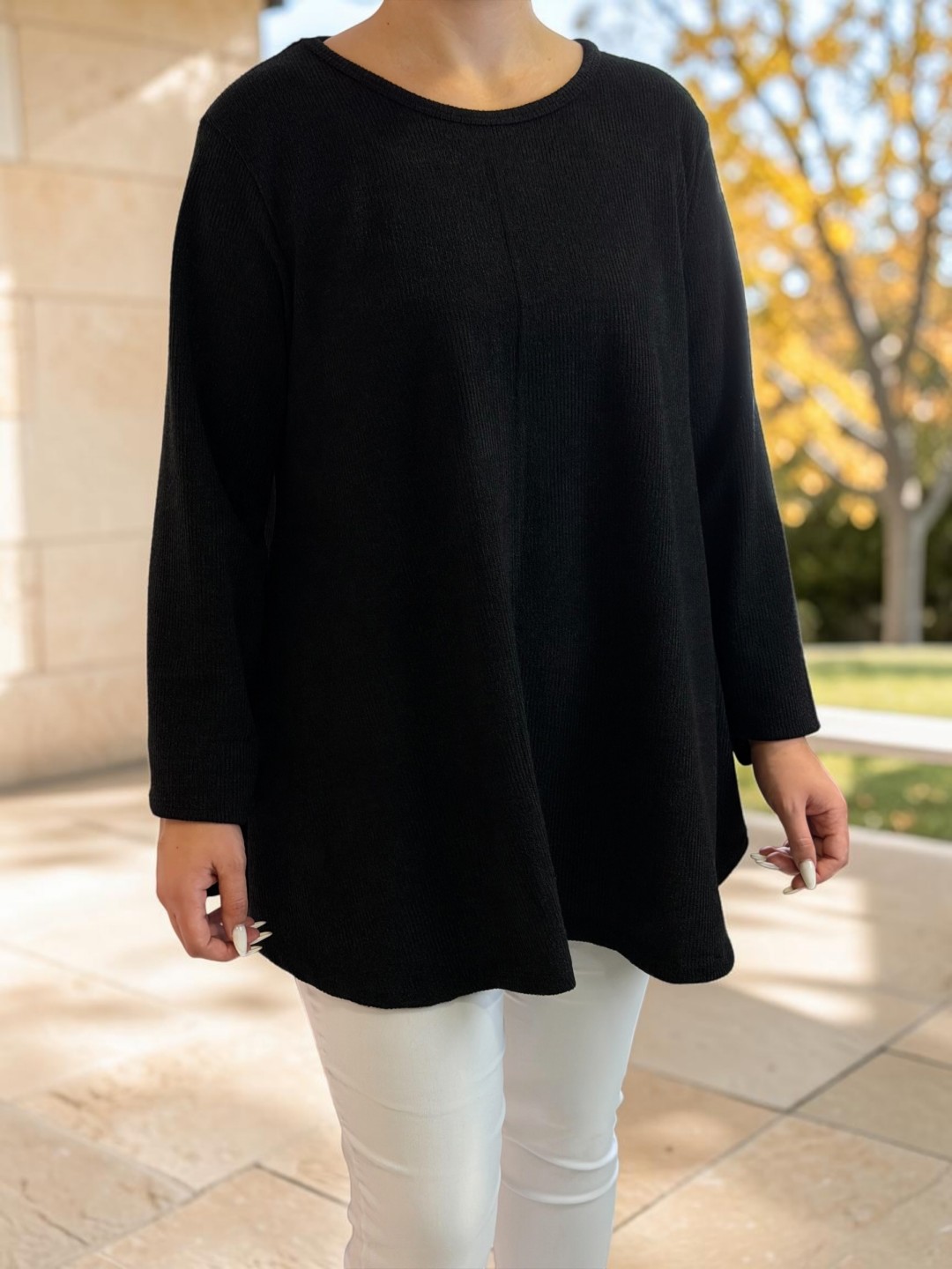 Μαλακή Μπλούζα σε Oversized Γραμμή